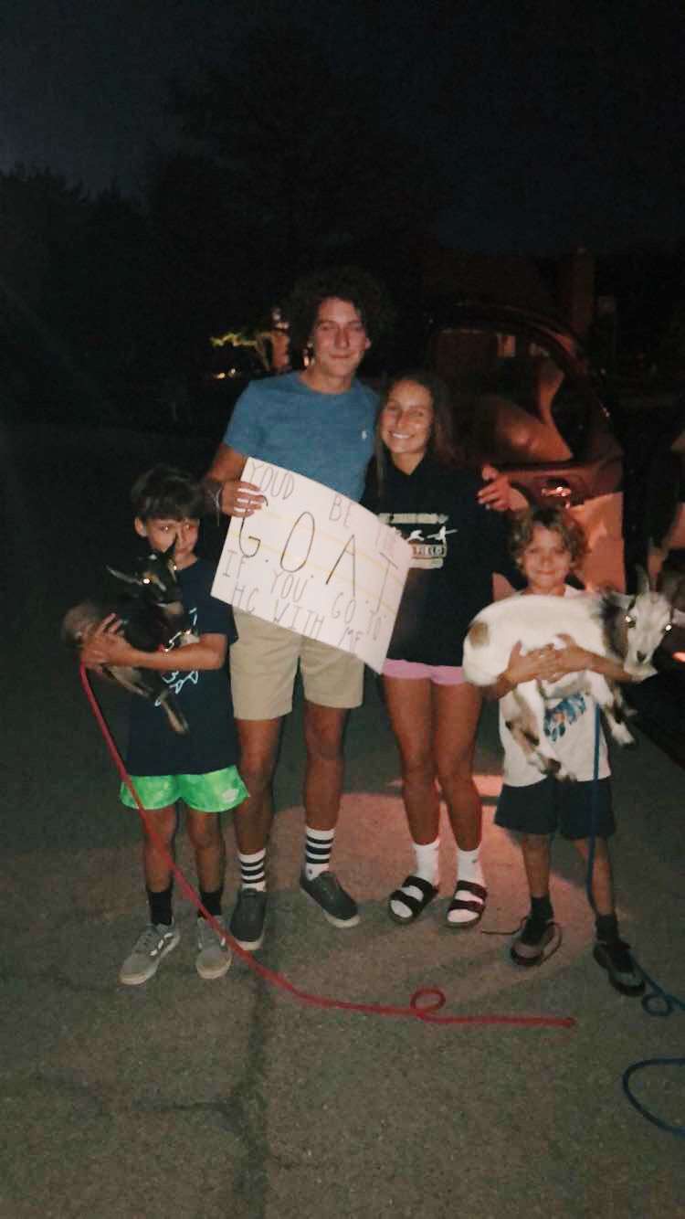 "You'd be the GOAT to go to HC with me"