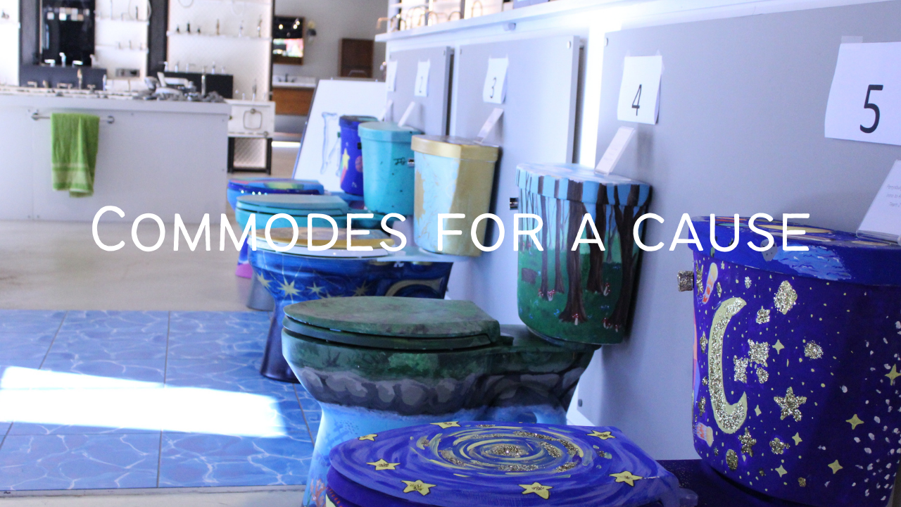 Commodes for a cause: PHS introduction to art classes paint toilets for World Toilet Day